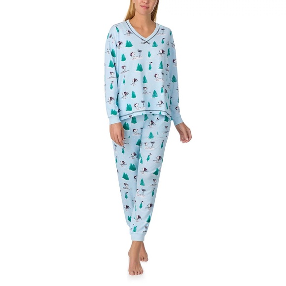 NWT Peanuts Snoopy Women's Pajama Set Size Small - Picture 1 of 9